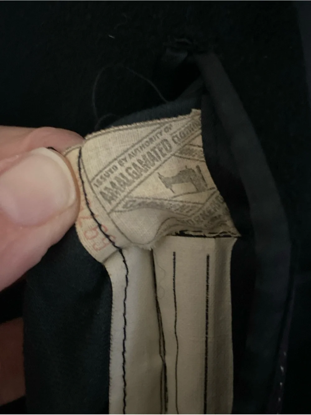 Cashmere Overcoat in Black